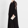 bsi3094 A 1 Embroidered Abaya with Sheila