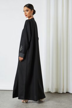 bsi3226 4 1 Beads Embellished Abaya