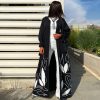 YN 22143 1 Bird Black Abaya