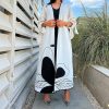 Linen Flower Abaya