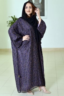3680 4 Black And Purple Bisht Bahrini