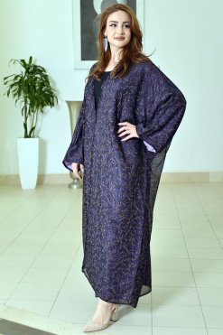 3680 6 Black And Purple Bisht Bahrini