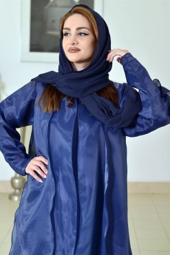 3684 3 Organza Layered Abaya