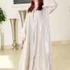 A Line Organza Abaya