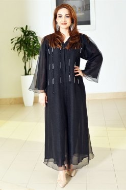 3690 4 Organza Silk Abaya