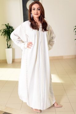 Embroidered Bahrini Abaya