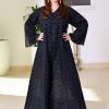 3693 1 Double Layered Organza Abaya