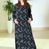 3699 1 Pockets Style Abaya