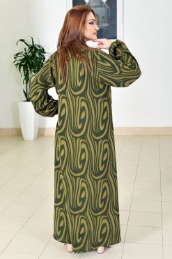 3701 4 Bousni Abaya With Inner Dress