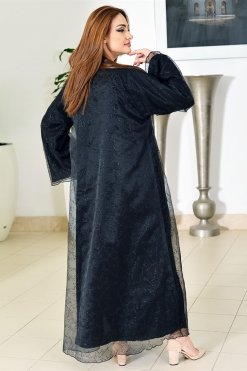 3706 4 Organza Abaya