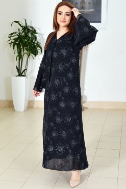 3709 4 Silk Organza Abaya