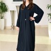 3710 1 Bosuni V-neck Nada Abaya