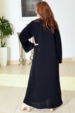 3710 3 Bosuni V-neck Nada Abaya