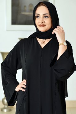 3710 5 Bosuni V-neck Nada Abaya
