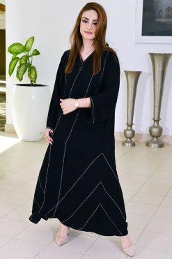 3717 6 Embroidered Abaya