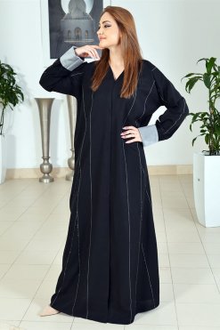 Handcrafted Beads Embellished Abaya