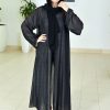 Sequins Embellished Abaya