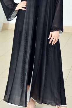 3720 11 Sequins Embellished Abaya