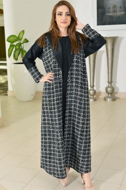 Tweed Bisht Abaya