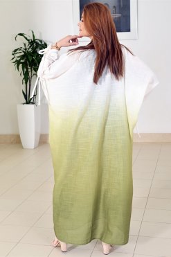 3723 5 Bahrini Tie Dye Abaya