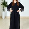 3724 1 Bousni Black Abaya