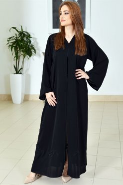 Floral Embroidered Abaya