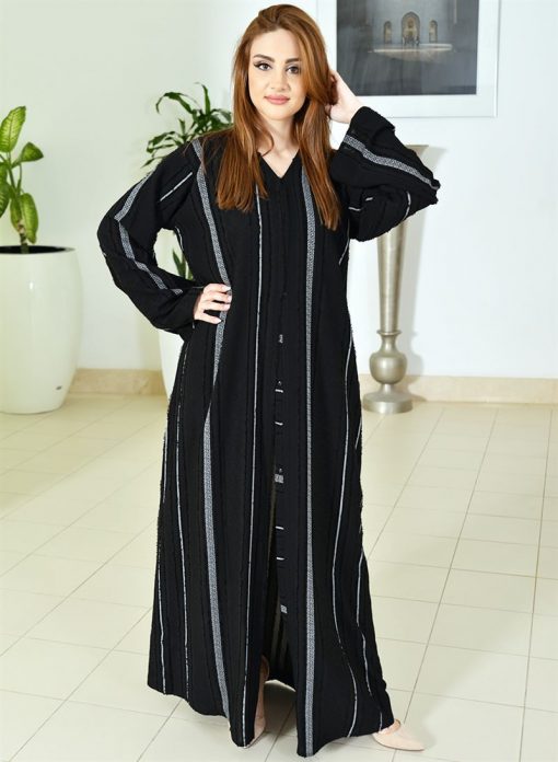 Self printed abaya