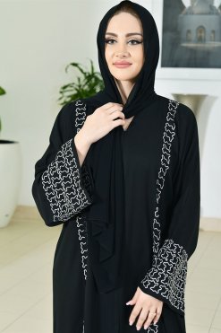 3769 4 Embroidered abaya