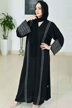3769 5 Embroidered abaya