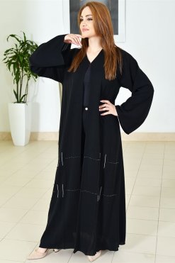 Beads embellished abaya 8 3781 3 Beads embellished abaya