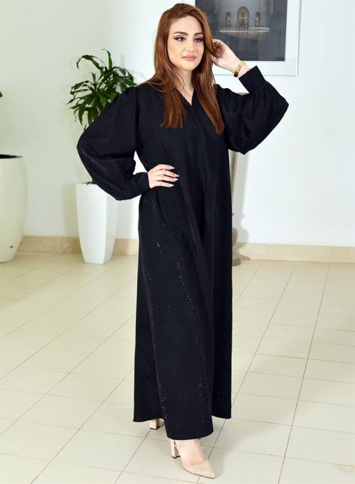 Self printed abaya