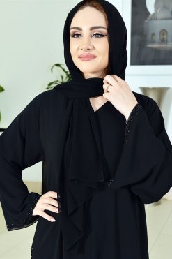 3789 4 Beads embellished abaya