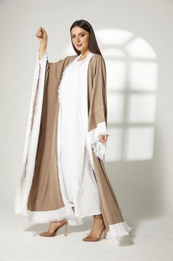 MOIBH007 6 Multicolor Cey Mélange Abaya