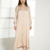 Beige Top And Pants Set