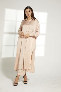 MOITW006 5 Beige Top And Pants Set