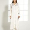 Off White Top And Pants Set