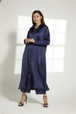 MOITW009 3 Navy Top And Pants Set