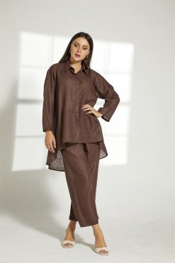 MOITW018 4 Brown Travel Wear Set