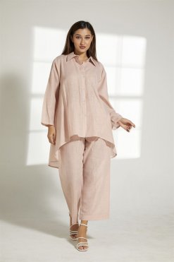 MOITW019 3 Peach Travel Wear Set