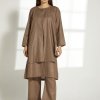 Brown Linen Travel Wear Set