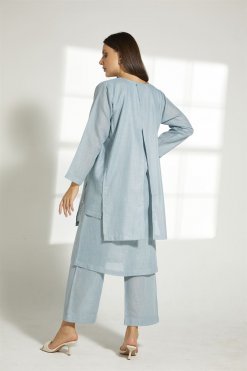 MOITW2024 6 Turquoise Linen Travel Wear Set