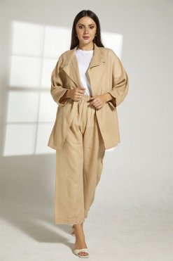 MOITW2040 6 Tan Linen Set