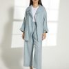 Turquoise Linen Set