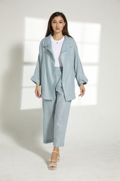 MOITW2041 3 Turquoise Linen Set
