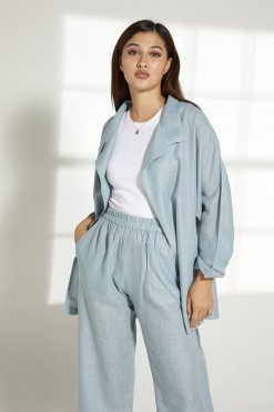 MOITW2041 6 Turquoise Linen Set