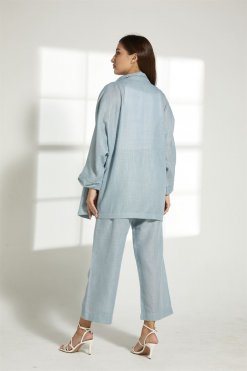 MOITW2041 7 Turquoise Linen Set