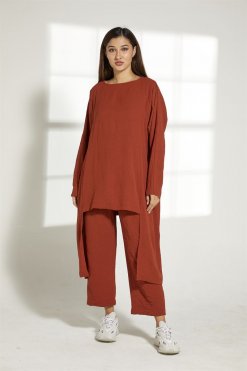 Orange Travel Wear  Set