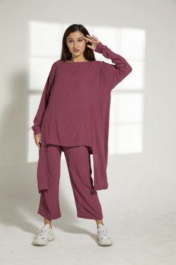 MOITW2047 4 Burgundy Travel Wear Set