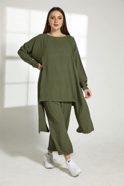 MOITW2050 5 Green Top And Pants Set