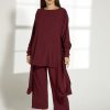 MOITW2053 1 Maroon Travel Wear Set